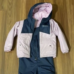 Columbia 4T snow suit 2pc
